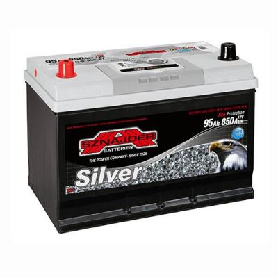 Автомобільний акумулятор SZNAJDER Silver Calcium Asia (D31) 95Аh 850А L+ 595 A1